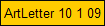 ArtLetter 10 1 09
